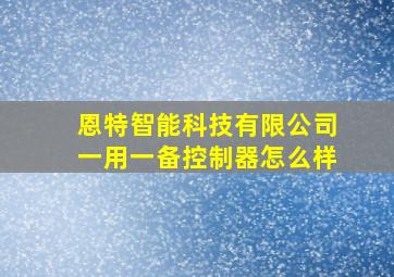 恩特智能科技有限公司一用一备控制器怎么样