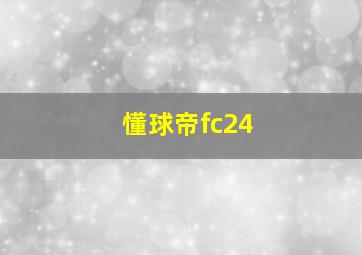 懂球帝fc24