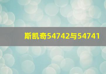 斯凯奇54742与54741