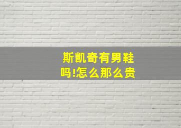 斯凯奇有男鞋吗!怎么那么贵