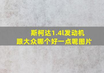 斯柯达1.4l发动机跟大众哪个好一点呢图片