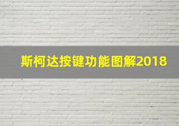 斯柯达按键功能图解2018