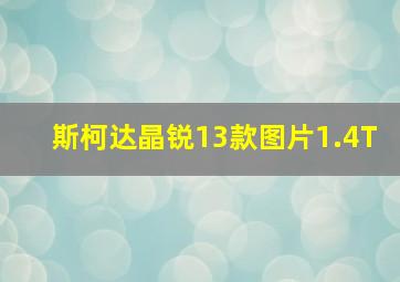 斯柯达晶锐13款图片1.4T