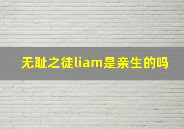 无耻之徒liam是亲生的吗