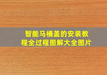 智能马桶盖的安装教程全过程图解大全图片