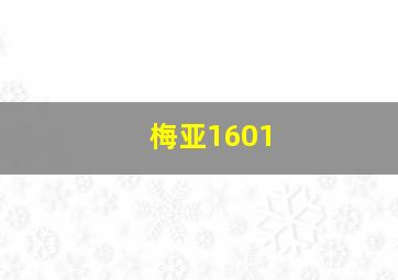 梅亚1601