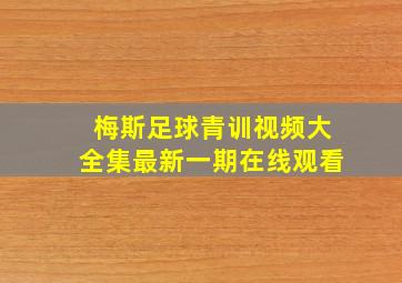 梅斯足球青训视频大全集最新一期在线观看