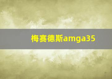 梅赛德斯amga35