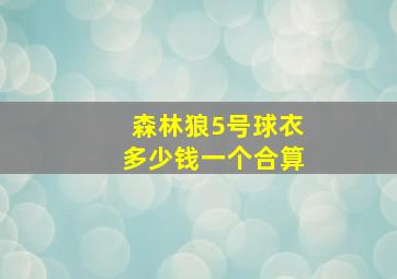 森林狼5号球衣多少钱一个合算