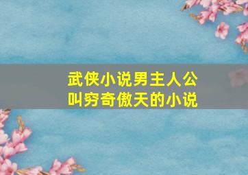 武侠小说男主人公叫穷奇傲天的小说