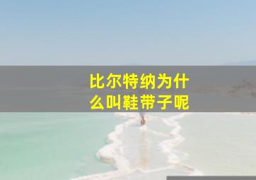 比尔特纳为什么叫鞋带子呢