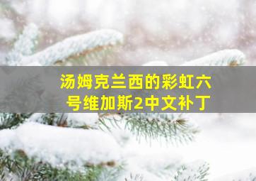 汤姆克兰西的彩虹六号维加斯2中文补丁