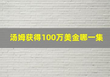 汤姆获得100万美金哪一集