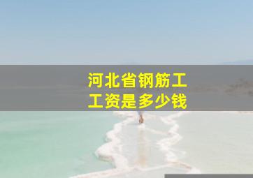 河北省钢筋工工资是多少钱