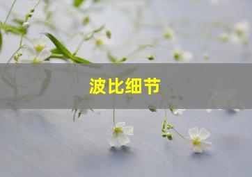 波比细节