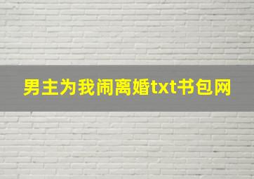 男主为我闹离婚txt书包网