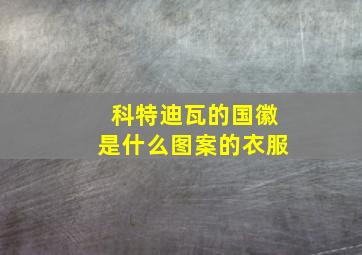 科特迪瓦的国徽是什么图案的衣服