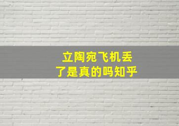 立陶宛飞机丢了是真的吗知乎