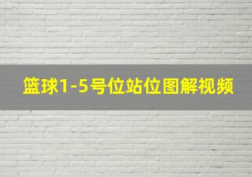 篮球1-5号位站位图解视频