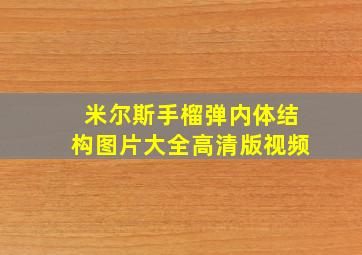 米尔斯手榴弹内体结构图片大全高清版视频