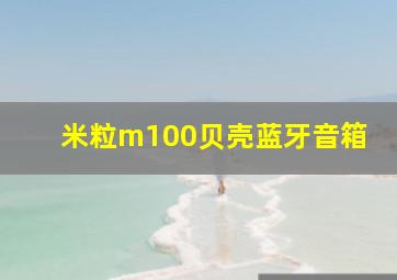 米粒m100贝壳蓝牙音箱