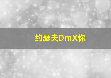 约瑟夫DmX你