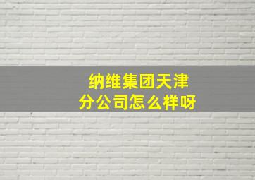 纳维集团天津分公司怎么样呀