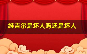 维吉尔是坏人吗还是坏人