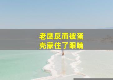 老鹰反而被蛋壳蒙住了眼睛