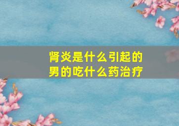 肾炎是什么引起的男的吃什么药治疗