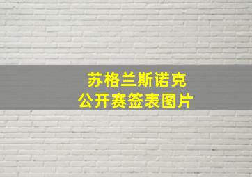 苏格兰斯诺克公开赛签表图片