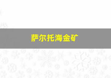 萨尔托海金矿