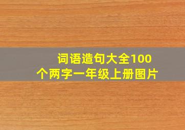 词语造句大全100个两字一年级上册图片