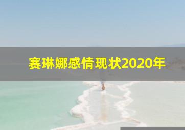 赛琳娜感情现状2020年