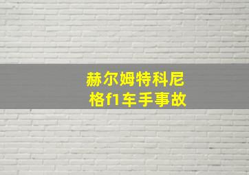 赫尔姆特科尼格f1车手事故