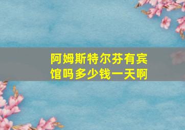 阿姆斯特尔芬有宾馆吗多少钱一天啊