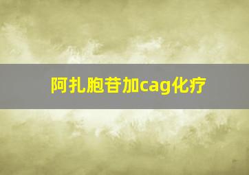 阿扎胞苷加cag化疗