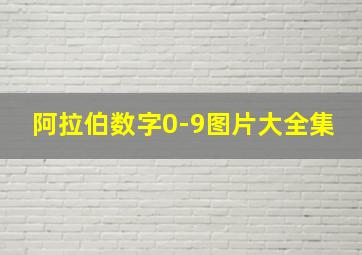 阿拉伯数字0-9图片大全集