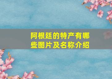 阿根廷的特产有哪些图片及名称介绍