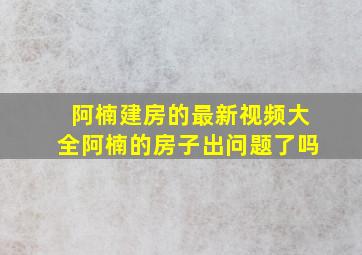 阿楠建房的最新视频大全阿楠的房子出问题了吗