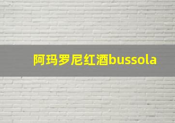 阿玛罗尼红酒bussola