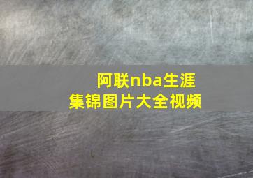 阿联nba生涯集锦图片大全视频