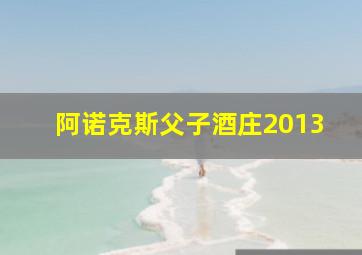 阿诺克斯父子酒庄2013