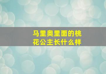 马里奥里面的桃花公主长什么样