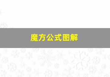 魔方公式图解