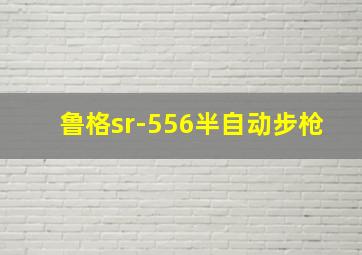 鲁格sr-556半自动步枪