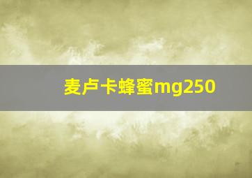 麦卢卡蜂蜜mg250